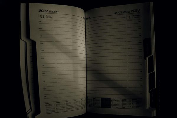 A calendar with circled dates showing a consistent routine.